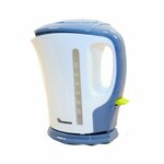 RAMTONS RM/324 CORDLESS ELECTRIC KETTLE 1.5 LITERS WHITE AND BLUE By Ramtons