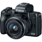 Canon EOS M50 Mirrorless Digital Camera With 15-45mm Lens (Black) By Canon