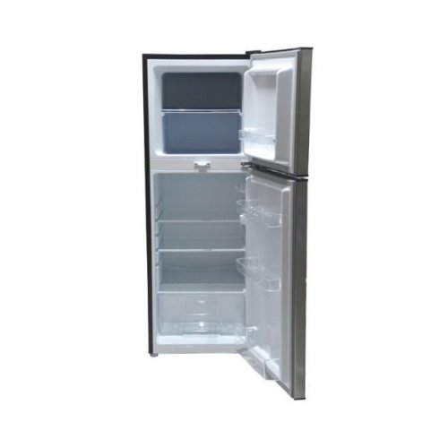 MIKA Fridge, 200L, Direct Cool, Double Door, Dark Matt Stainless Steel -MRDCD105XDM