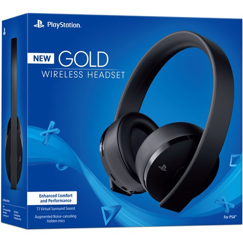 Sony PlayStation Gold Wireless Headset (CUHYA-0080) - Black