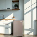 Ramtons 90L Single Door Direct Cool Fridge – Gold, RF/21 By Ramtons