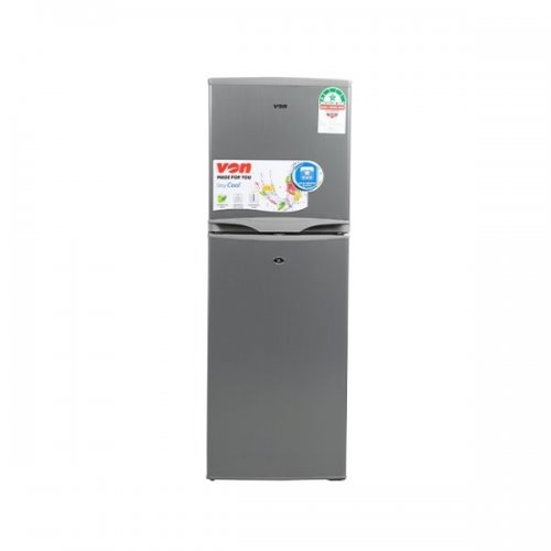 VON VART-22DHS Double Door Fridge 144L - Silver By Other
