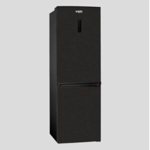 Von VRB-327NVAK Bottom Mount Fridge, No Frost 327L - Black Inox photo