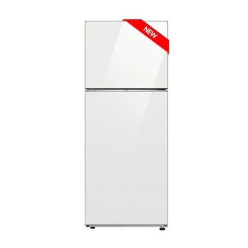 Samsung 415L Bespoke Fridge - RT42CB662112,  Bespoke Clean White Color, Twist Ice Maker