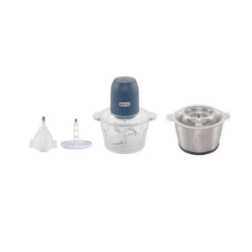 Rebune RE-2-102 Food Processor: Twin Bowls, 2.0L, 350W