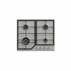 MIKA MGH61404FXW Built-In Gas Hob, 60cm, 4 Gas With WOK, S.S photo