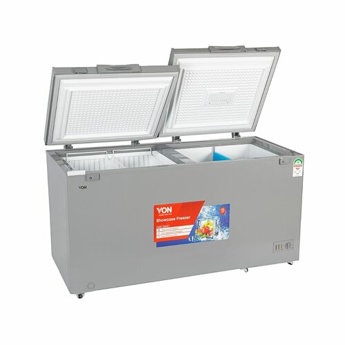 Von VAFC-45DXS Chest Freezers, 445L - Grey