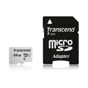Transcend 64GB MicroSD W/ Adapter UHS-I U1 photo