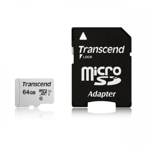 Transcend 64GB MicroSD W/ Adapter UHS-I U1