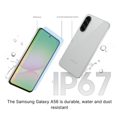 Samsung Galaxy A56 5G, 8GB RAM, 128GB/256GB Storage, Dual SIM