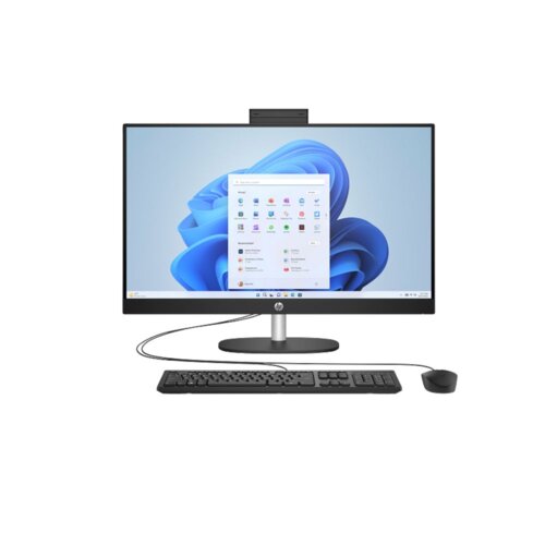 HP 27-CR0057NH All-in-One PC - 27 Inch FHD Display, Intel Core I7, 8GB RAM, 512GB SSD, Silver