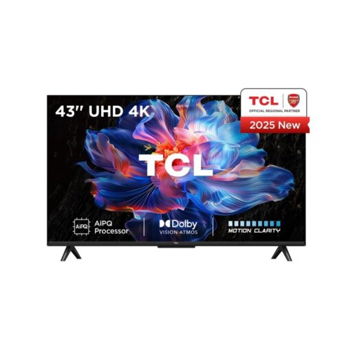 TCL 43 Inch 4K Google Smart TV PV6D 2026 Model – Dolby Atmos, Google Assistant, HDR, 120Hz