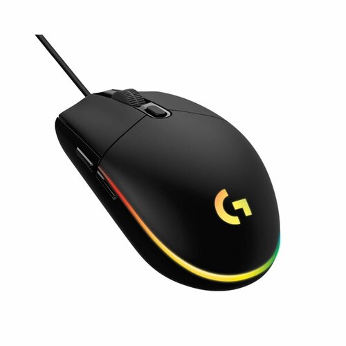 Logitech G102 LIGHTSYNC RGB Wired 6-Button Gaming Mouse – Black