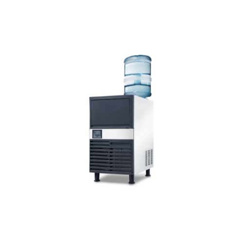 MIKA MIC1D3615X Ice Maker: 36kg Capacity, Dual Option, Stainless Steel & Black