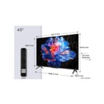 TCL 43 Inch 4K Google Smart TV With Dolby Atmos – Model 43V6D By TCL