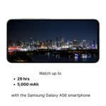 Samsung Galaxy A56 5G, 8GB RAM, 128GB/256GB Storage, Dual SIM By Samsung