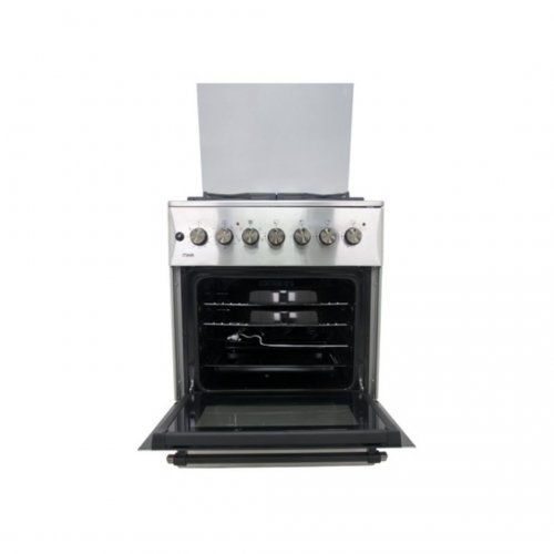 MIKA Standing Cooker, 60cm X 60cm, 3 + 1, Electric Oven, Half Inox MST6231HI/TR6