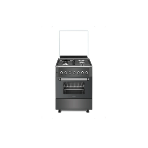 MIKA MST6231WE6DG Standing Cooker, 60cm X 60cm, 3 Gas Pool Jet Burners + 1 RAPID Hot Plate
