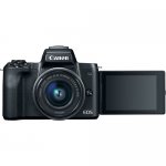 Canon EOS M50 Mirrorless Digital Camera With 15-45mm Lens (Black) By Canon