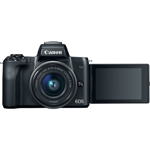 Canon EOS M50 Mirrorless Digital Camera With 15-45mm Lens (Black)
