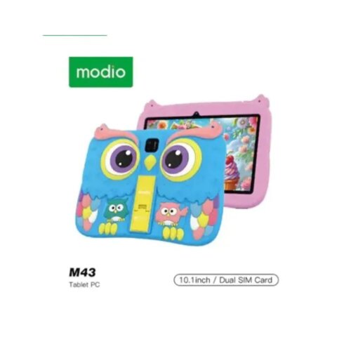 Modio M43 Android Tablet - 10.1 Inch HD, 8GB RAM, 512GB Storage, Dual SIM