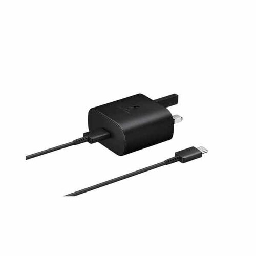 Samsung 25W USB Type-C Fast Charging Wall Charger (Black/White) By Samsung