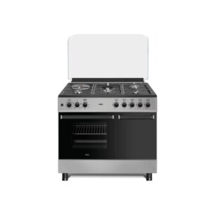 MIKA 90cm X 60cm Standing Cooker Mirror Black Hob MST9041WEG4SB photo