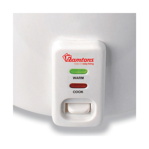 Ramtons Rice Cooker + Steamer 2.8L White RM/290
