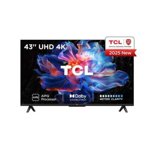TCL 75 Inch 4K Google Smart TV 75PV6D 2026 Model – Google Assistant, Dolby Atmos, HDR By TCL