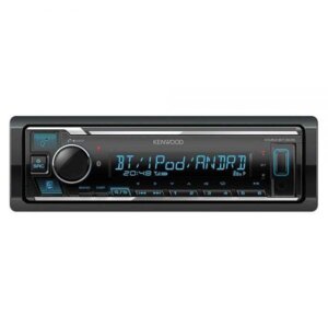 Image for Kenwood KMM-BT408 - 1-DIN Car Stereo, Bluetooth, USB Media Playback
