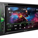 Pioneer AVH-A205BT Double-DIN DVD Multimedia AV Receiver With 6.2" WVGA Touchscreen Display, Built-in Bluetooth®, And Direct Control For IPod/iPhone By Car Radio