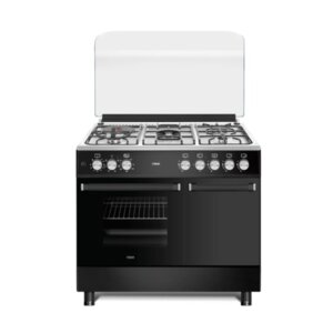 Image for MIKA Standing Cooker 90cm X 60cm MST9041WEG6BX – Gas And Electric Cooking With Convection Oven
