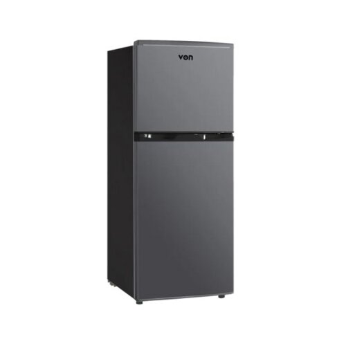 Von VRT-175DRHS Top Mount Fridge, 175L - Silver By Other