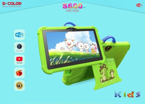S-Color S600 Kids Tablet 6GB RAM 128GB ROM