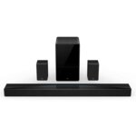 TCL  860 Watts 7.1.4 Channel Dolby Atmos Q85H Soundbar With Wireless Subwoofer – Black By TCL