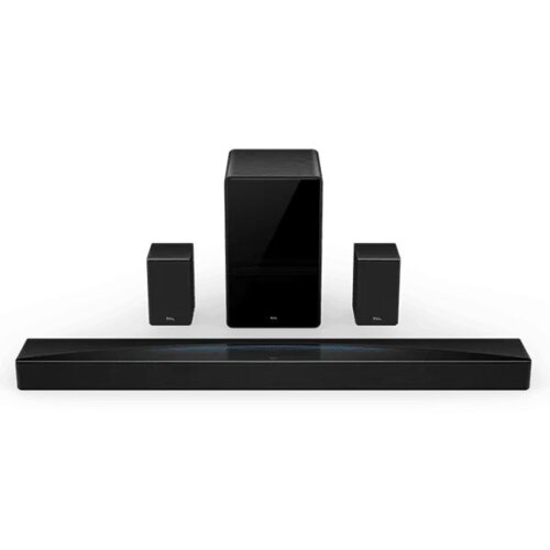 TCL  860 Watts 7.1.4 Channel Dolby Atmos Q85H Soundbar With Wireless Subwoofer – Black