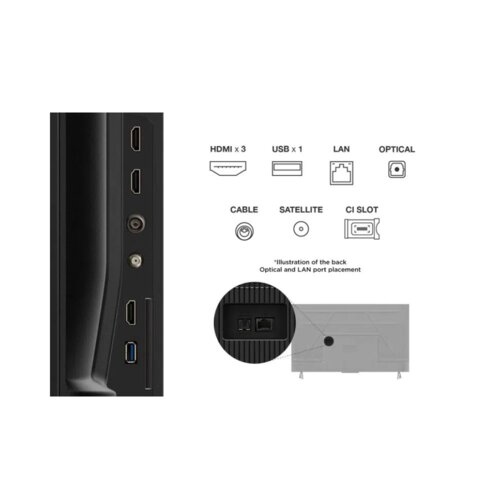 TCL 43 Inch 4K Google Smart TV PV6D 2026 Model – Dolby Atmos, Google Assistant, HDR, 120Hz