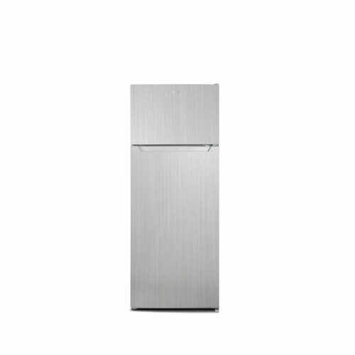 MIKA MRDCD211LSD Fridge, 211L, 2 Door Top Mount Freezer, Defrost (Direct Cool), Line Silver Dark By Mika