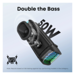 Anker Boom 3i Waterproof Bluetooth Speaker 50W With Deep Bass, 16 Hours Playtime And Floatability – Perfect For Outdoor Adventures By Anker