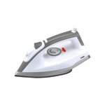 Mika Dry Iron, With Spray, Ceramic Soleplate, White & Grey MIDS202C By Mika