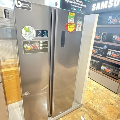 SCL 520L Side-by-Side Fridge  Stainless Steel, Energy Efficient, Multi-Function Cooling, No Frost Technology, Model Number SBS520ECDS