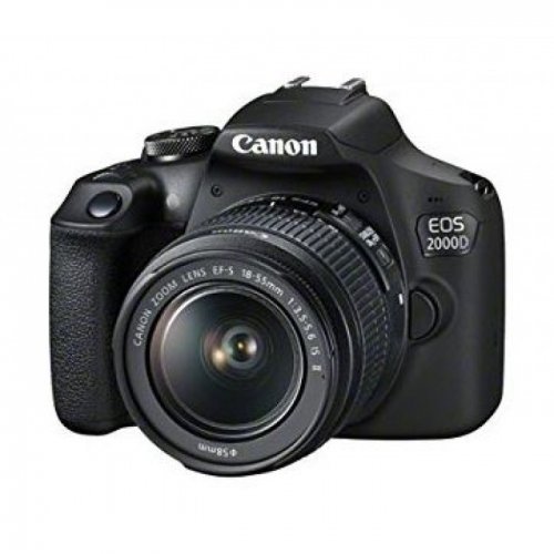 Canon EOS 2000D Rebel T7 24.1MP DSLR Wi-Fi Camera 18-55mm Lens IS II