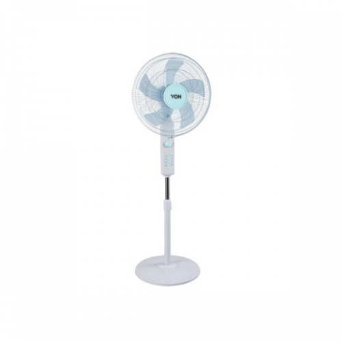 Von VSNJ6620L 16" Floor Standing Fan - White By FANS