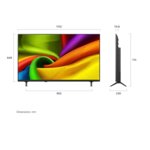 LG 50 Inch NANO 4K AI NU84 Smart TV 50NU840B6LA – Smart 4K Viewing With AI Enhancement By LG