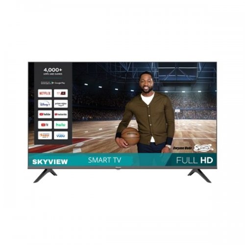 Skyview  43 INCH - Smart Digital Full HD LED TV - Android -43C800S - Black. By Other