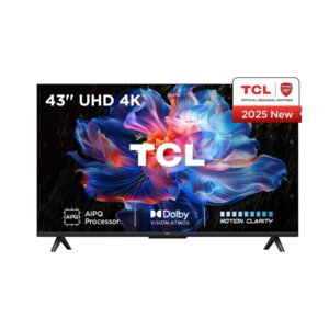 Image for TCL 55 Inch 4K Google Smart TV 55V6D 2026 Model – Google Assistant, Dolby Atmos, HDR