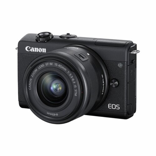 Canon EOS M200 Mirrorless Camera With 15-45mm Lens – Black
