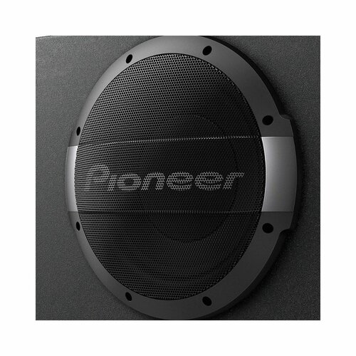 PIONEER TS-WX1010LA 10" Shallow Mount Sealed Enclosure With Built-in Amplifier By Woofers(carseat, Mount)