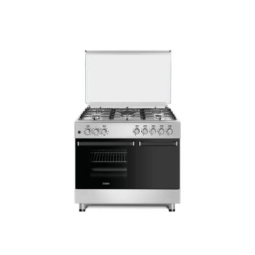 MIKA MST905G2WEG10HI Standing Cooker: 90cm X 60cm, 5 Gas Pool Jet Burners, Flame Failure Safety