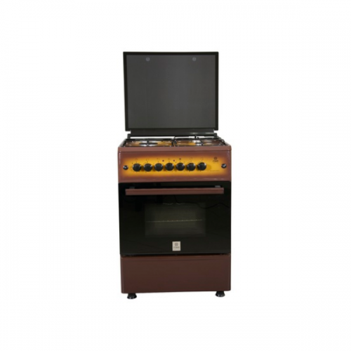 MIKA Standing Cooker, 58cm X 58cm, 3 + 1, Electric Oven, Light Brown TDF MST60PU31DB/HC By Mika